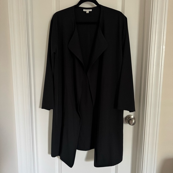 Prologue Black Draped Cardigan, S - Picture 1 of 10